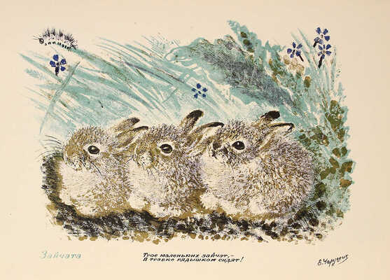 Чарушин Евгений Иванович. Зайчата